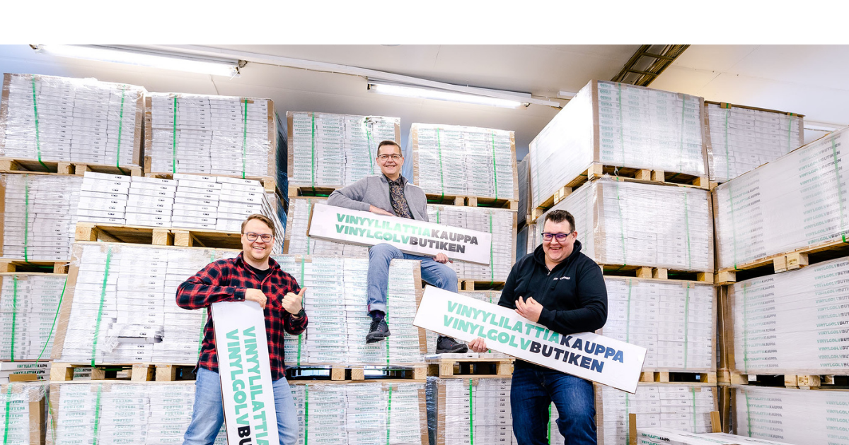 Jukka-Pekka Kallio, Erkki-Jussi Aho and Ville Kallio. Photo: Nordic Floors